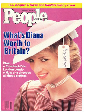 People’s coverage of the royals’ 1985 visit.